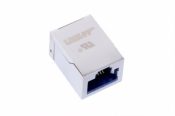 Einzelner Hafen magnetisches RJ45 Jack 10/100BaseT PoE mit Vorsprung ...