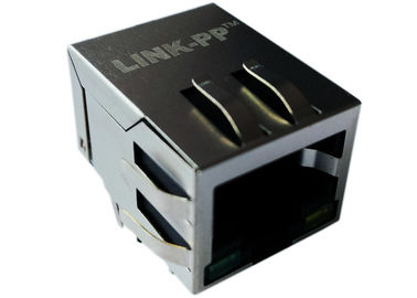 Gelb-orangeer einzelner Hafen LED Rj45 LPJ0011A114NL RJ45, Ethernet 10/100mbps