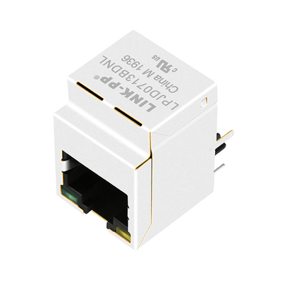 HFJV1-1G01-L12RL vertikales Verbindungsstück 1000 Basis--trj45 gelb/Grün LED LPJD0713BDNL
