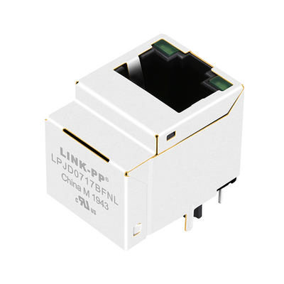 Vertikales MagJack Basis--tgrün 1000 HFJV1-1G06-L11RL Gigabit-RJ45/Grün LED LPJD0717BFNL