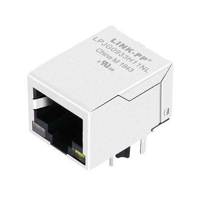 1x1 Port RJ45-Anschluss mit 1000Base T-Integrierter Magnetik LPJG0933H11NL