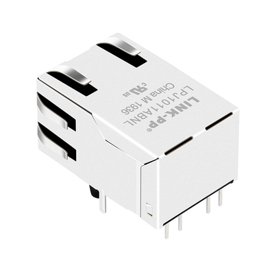 1x1 Tab-UP Pulse Jack RJ45 LED-AutoMDIX 100 Basis TX