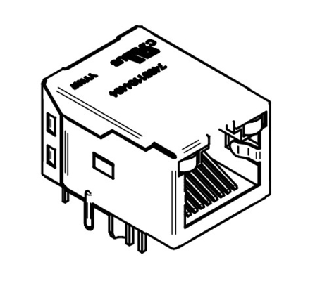 WE RJ45 74991104404 Integrierte Magnetik RJ45 10/100/1000BASE-T