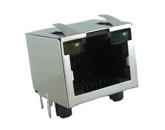Tab Up 8P8C Modular Jack RJHSEL38H 1x1 mit LEDs abgeschirmt