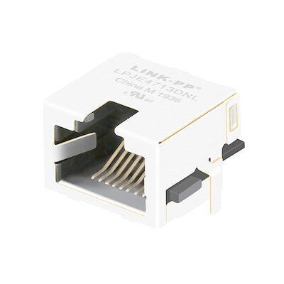 Modularer flacher abgeschirmter Vorsprung RJ45 Jack SMT mittlerer Berg herauf 8.5mm ISO9001