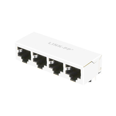 XFATM2-C4-4 10/100 der Basis--t1x4 Verbindungsstück-Inventar LPJF46287CNL-2 Hafen-des Ethernet-RJ45