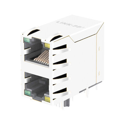1-6368011-4 2x1 Hafen modulares RJ45 Jack Connector Without Magnetics LPJE17200AENL