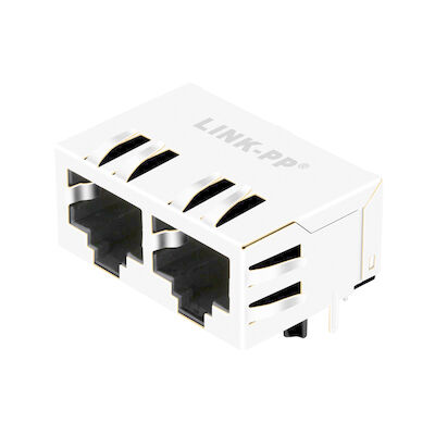 5406566-2 10/100 Hafen der Basis--t1x2 ohne Ethernet-Anschlussbaugruppen LPJEF102CNL des Magnetics-RJ45