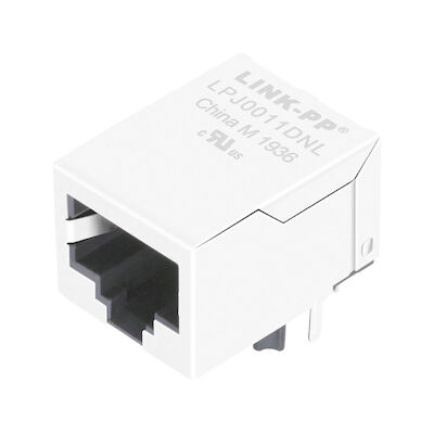 Hafen-winkliges Verbindungsstück Rj45 HR901105A eins mit Magnetics LPJ0011DNL