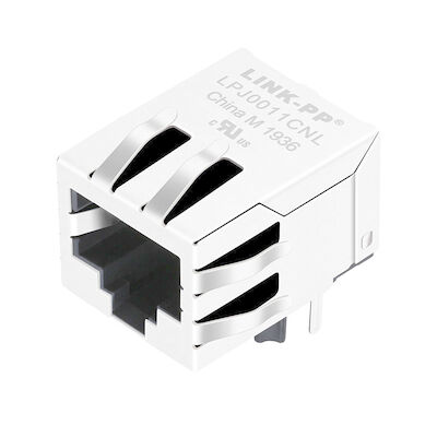 Einzelner Hafen LPJ0011CNL RJ45, Ethernet-Kreuz 13F-64ND2NL der Buchsen-10/100Mbps