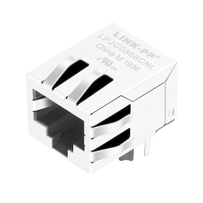 5-6605433-8 Kondensator RJ45 modularer Jack Decouping mit LED LPJG0806GENL