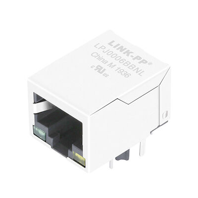 Magnetkerne RJ45 LPJ0006BBNL 4 schirmten Ethernet des Sockel-10/100Mbps ab