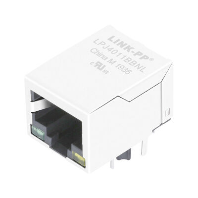 MJF13T45L-KX06B3GY43-0808 Rj45 modularer Jack integrierter Transformator 8p8c