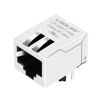 Ethernet-Verbindungsstück J0011D11NL Rj45 der Buchsen-100 Basis--t8p8c Tab Down Industrial RJ45