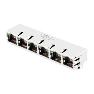 Impuls JG0-0027NL 1x6 Vorsprung-OBEn 10 Stift RJ45 mit internem Magnetics