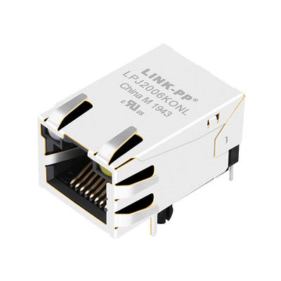 Basis-TX JP006821UNL 100 schneller Ethernet 1x1 Vorsprung-OBEn mit Stift RJ45 LED 8