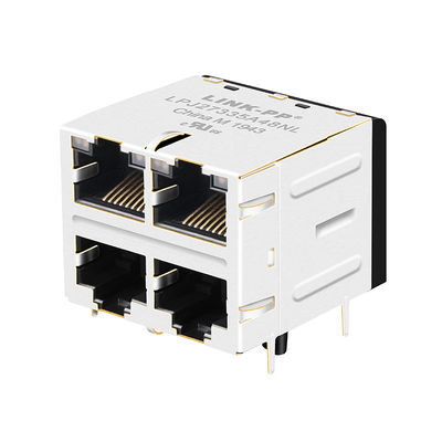 JX20-0252NL | LPJ27335A48NL Waschbär Staplungs-RJ45 2x2 100Base-Tx 1CT/1CT RoHS