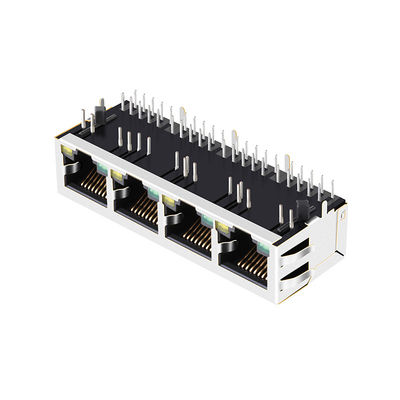 ARJ14A-MASD-A-B-EMU2 1x4 Multi-Hafen RJ45 8P8C 100Base-T Magnetics-Ethernet Jack