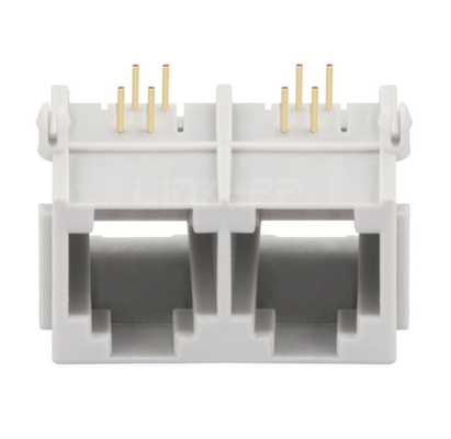 E5362-00A512-L 1x2 Hafen Rj11 Jack Connector Without Integrated Magnetics