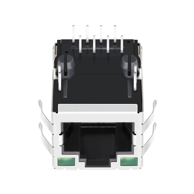 SI-80025-F 10/100 BASE-T 1x1 Netz Hafen-Rj45 Jack Tab Up Shielded With Green/grüne LED