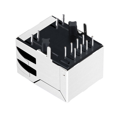 JXD0-0008NL Tab Down 10/100 der Basis--t1x1 Verbindungsstück-Grün /Yellow Hafen-des Ethernet-Rj45 führte