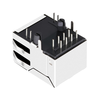JX30-0005NLT 1x1 Hafen Tab Up 10/100 magnetisches Verbindungsstück der Basis--trj45 mit Grünem/Gelb geführt