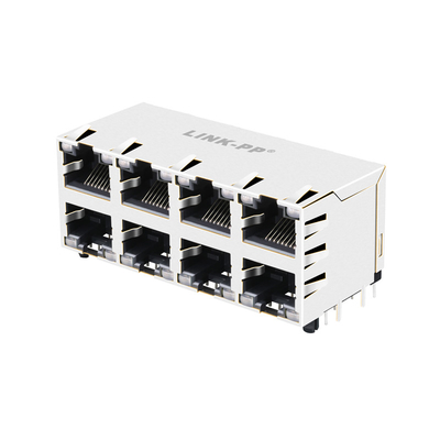 JX20-0206NL 10/100 Hafen Rj45 multi Port-Jack Shielded Without Led Basis--t2x4