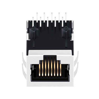 JV011I21NLT Tab Down Shielded 10/100 Basis--teinzelnes Port-Verbindungsstück Rj45, ohne geführt