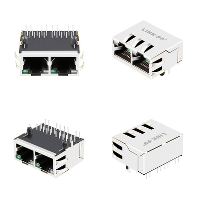 Ethernet-Verbindungsstück Tab Ups 1x2 der Basis--t10g Hafen-Rj45 abgeschirmt mit LED JTL-U1002NL