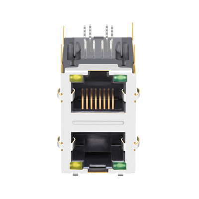 JXD9-1017NL kompatibles LINK-PP 100/1000 Verbindungsstück-Grün des Basis--t2x1 magnetisches Hafen-RJ45/gelbe LED