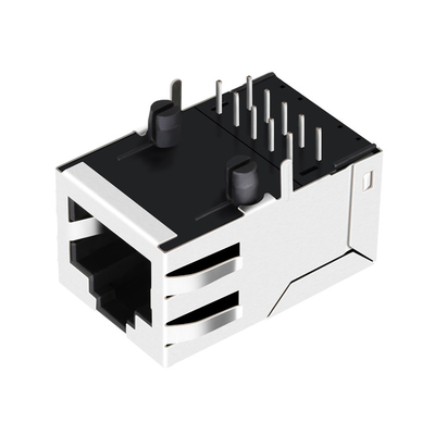 SI-80008-F einzelne Port100 Basis-t Rj45 magnetischer Jack 8p8c Tab Up Without Leds