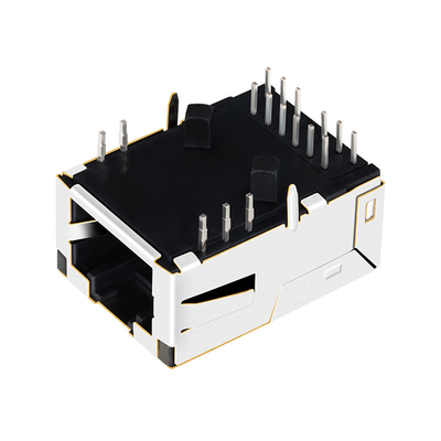 LPJK7036-1A98NL des Basis--t1x1 Vorsprung 1000 Hafen-flacher Verbindungsstück-RJ45 OBEN mit LED