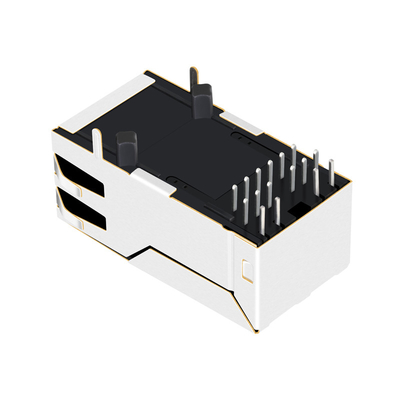Basis-t 0875-1X1T-B2 1000 Tab Up 1 Port-RJ45 modularer Jack With OG/Y führte