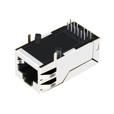 0816-1X1T-M1-F 1000 BASE-T POE RJ45 Magjack ohne geführten Tab Up Through Hole