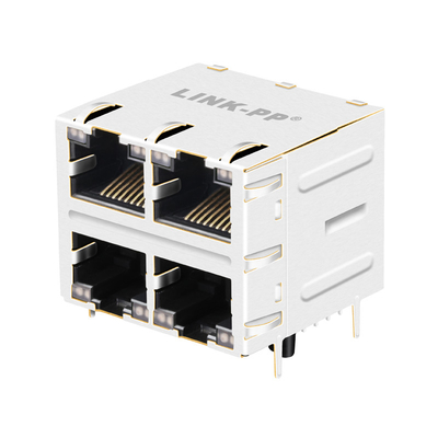 JT5-2210NL 10G Verbindungsstücke 12 des Basis--t2x2 Hafen-Rj45 PIN THT mit HELLEN ROHREN