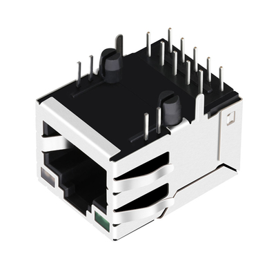 J0G-0210NL 1X1 Hafen 1000BASE-T SEITENeintritt RJ45 Magjack Tab Up 12PIN G/OG führte