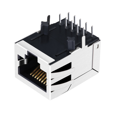 E6688-2C0222-L 1X1 SEITENeintritt Hafen-Tab Downs CAT3 RJ45 Jack 8P8C KEINE LED
