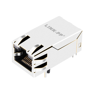 JXT7-1140NL 10GBASE-T 4PAIR PoE 100W 1X1 magnetisches Verbindungsstück Hafen-RJ45 mit geführt