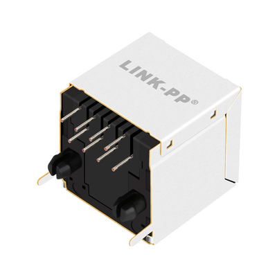 JXD2-0Z11NL ohne VERTIKALEN RJ45 Jack SPITZEN-EINTRITT 8P8C LED 100BASE-T