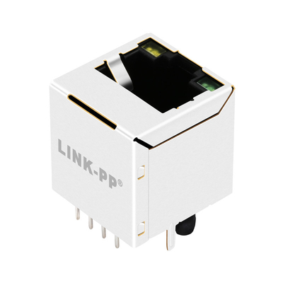 JXD2-0Z15NL 1000BASE-T einzelner Hafen VERTIKALES RJ45 MagJack YELLOW/GREEN führte