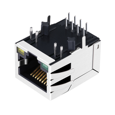 ARJM11A3-009-AB-ER2 100 BASE-T einzelner Port-RJ45 Magnetics Jack Tab Down With G/Y führte