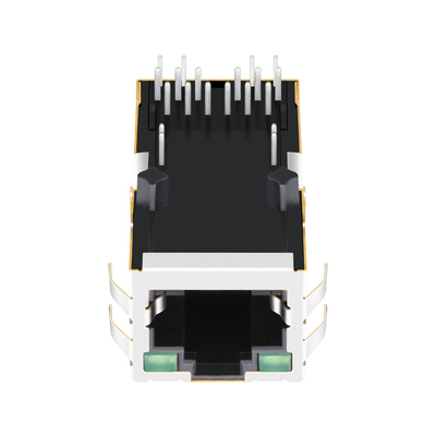 JGCG1T1004PW-GG RJ45 Basis-t Verbindungsstück-10G integrierte Magnetics für PoE++-Anwendung